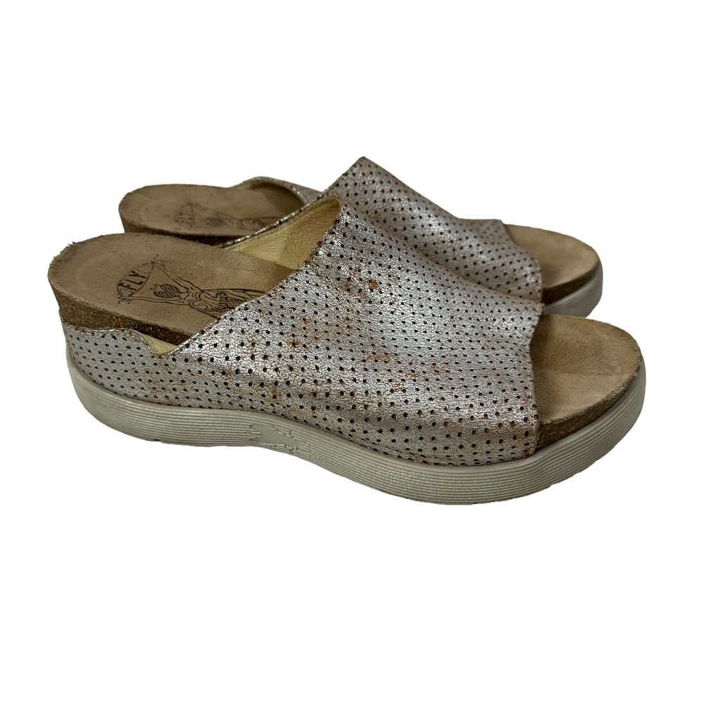 fly london perforated wedge